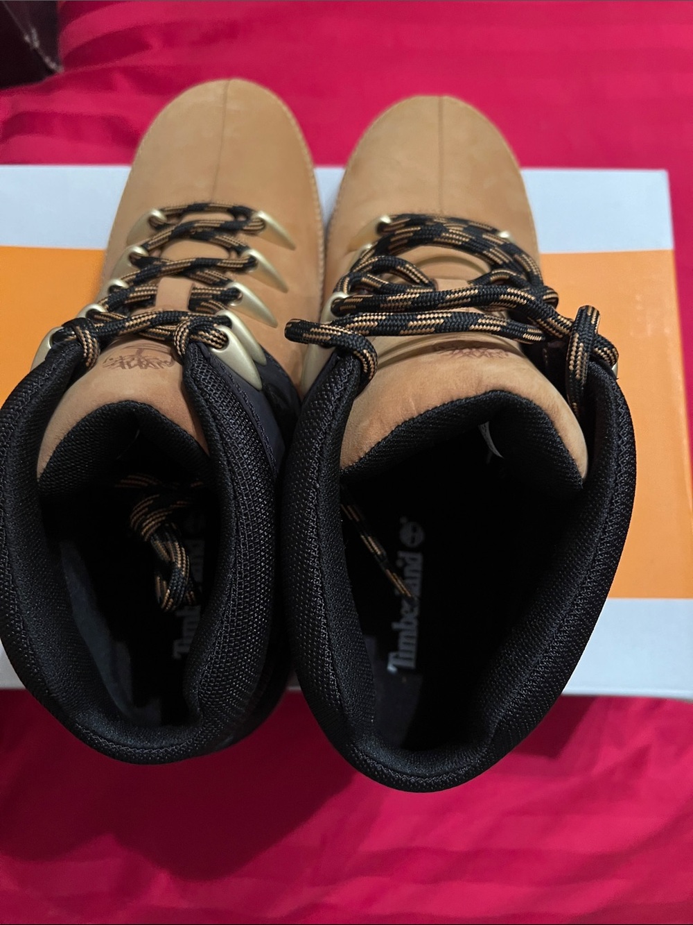 Timberland Wheat and Black Waterproof Lace-Up Boots - Picture 4 of 7